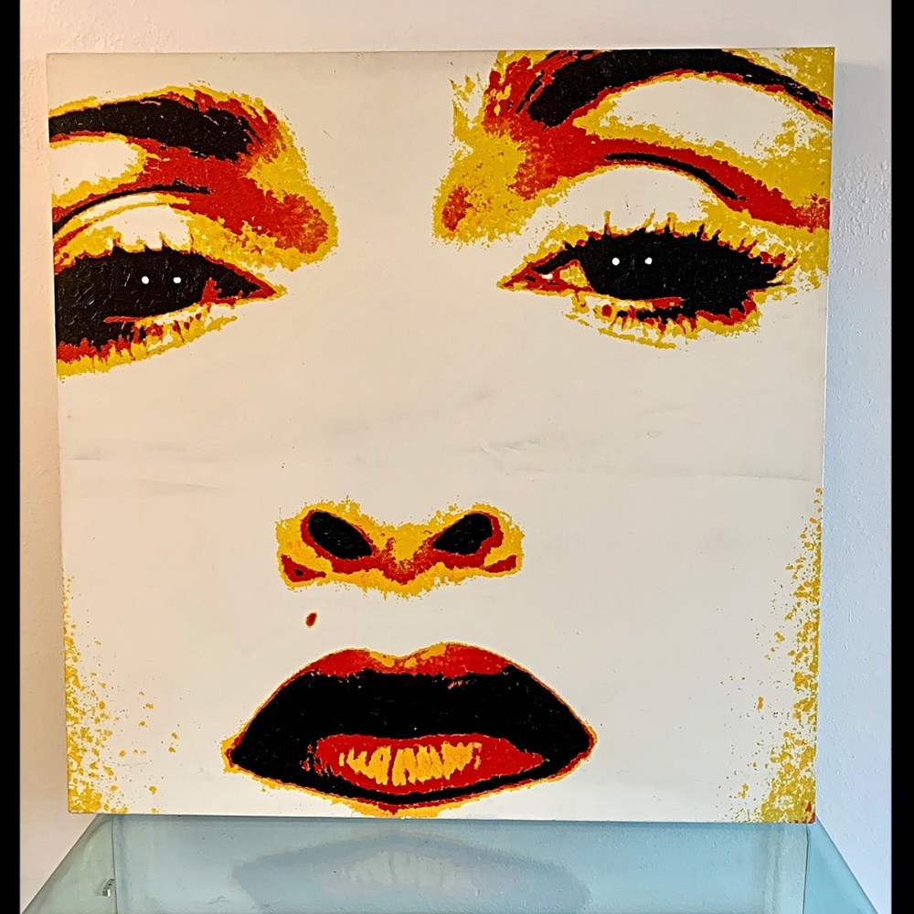 *SOLD* “Madonna Face” canvas image